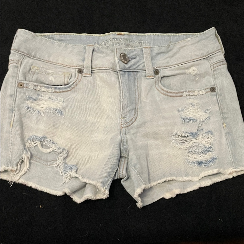 American Eagle Outfitters Light Wash Jean Shorts
